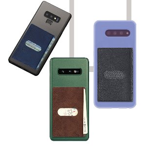IT01 스마트폰 카드 포켓 홀더 지갑 케이스 3M테이프 부착