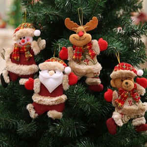크리스마스 트리 장식 인형 산타 눈사람 루돌프