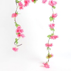 벚꽃 조화 넝쿨 2p세트 체리블라썸 실내꽃장식